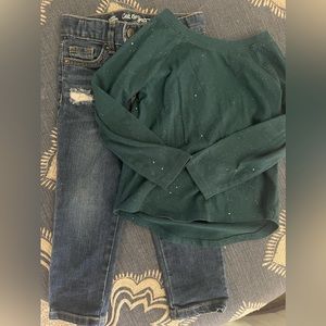 Cat & Jack jean outfit